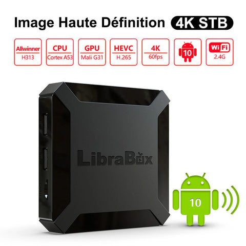 Librabox - Android TV Box - TV et films illimités